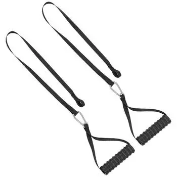 Трицепс канат прямой гриф кабельный тренажер тяга вниз крепление трицепс удлинительные ремни тренажеры для силовых тренировок