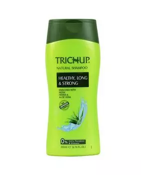 Тричуп: натуральный укрепляющий шампунь (200 мл), Natural Shampoo Healthy Strong & Long, Vasu