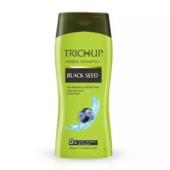 Тричуп: питательный шампунь для волос с Черным тмином (200 мл), Trichup Black Seed Shampoo, Vasu 19.0625