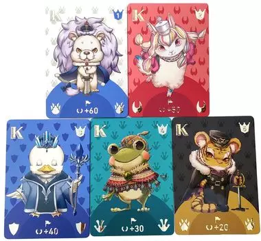 Trick Takers KINGs Luxury King Card Set of 5 Дополнение к настольной игре