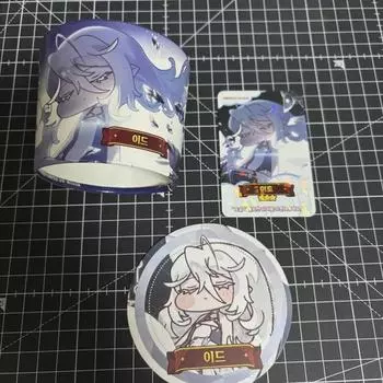 Trickle Half Anniversary Eid Card, Coaster