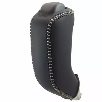 TricoloreExchange DIY Shift Knob Leather Wrap Kit for Tricolore EX DA17V Every Black Leather x Moon White S Van, (3S-32) (1BK3S32B1B1V)