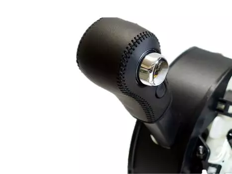 TricoloreExchange DIY Shift Knob Leather Wrap Kit for Tricolore eK Custom Highway and Roox Leather with Black (3M-30) EX, Wagon, Space, Diz, Star,