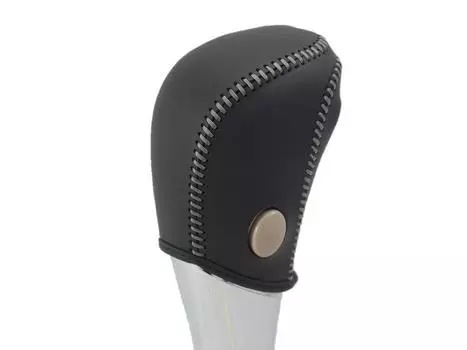 TricoloreExchange Tricolore EX DIY Shift Knob Leather Wrap Kit for Toyota T32 and 33 Black Leather x Gray Silver Part 1BK3N21B1B1H X-Trail Teana, S,