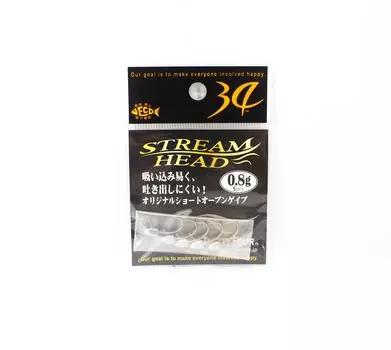 Тридцать четыре джиг-головки Stream Head 0,8 грамма 5 штук в упаковке (2104)