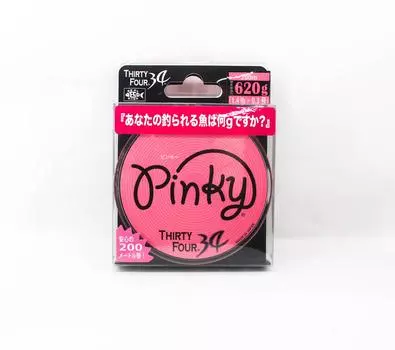 Тридцать четыре розовых эфирных лески 200м 0.3 (1022) розовый