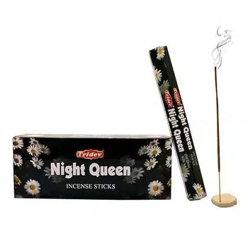 Tridev Night Queen Agarbatti / Ароматические палочки | Серия Hexa | Аромат | Посвящение | 6 упаковок * 20 г для пуджи/богослужения