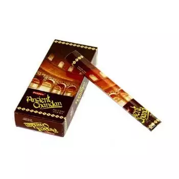 Тридев Агарбатти Древние ароматические палочки Чандан | Шестиугольная серия | Аромат | Преданный | 3 шт * 20 г для пуджи/поклонения