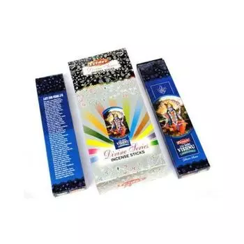 Тридев Джай Шри Вишну Агарбатти/Ароматические палочки | Божественная серия | Аромат | Преданный | 6 шт * 20 г для пуджи/поклонения/религиозных мероприятий