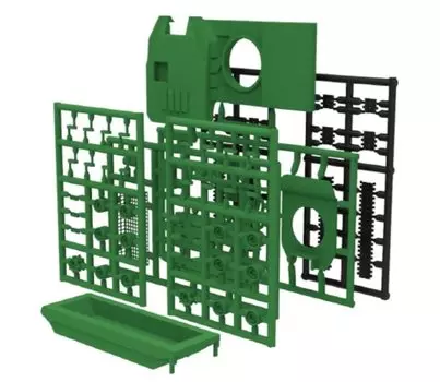 Trifactory IDEA series figure tank assembly kit 1 with resin container resin kit molding color 1/12 ID-03