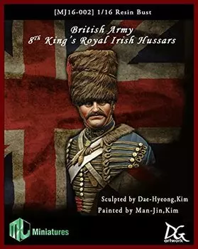Trifactory MJ Figure Series British Army 8th Royal Irish Light Cavalry Bust Model Resin Kit 1/16 MJ16-002