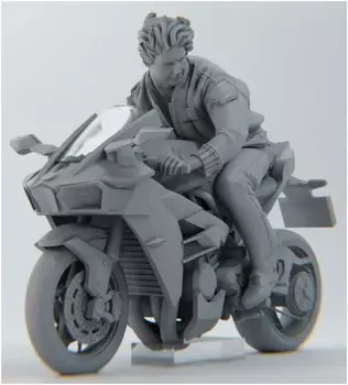Trifactory Военная миниатюрная фигурка серии US Navy Top Gun Motorcycle смоляной набор для литья цветной 1/48 Пилот/бег MF-35B