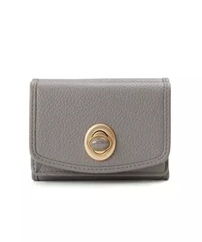Trifold Wallet Natural Stone Mini Wallet Mid Gray [Hazel] Women s