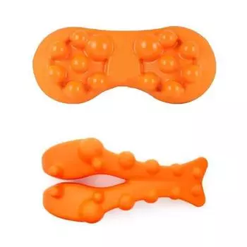 Trigger Point Massager Tool Ergonomic Lumbar Traction Device Cervical Spine Massage Pillow for Neck Shoulder Portable Back