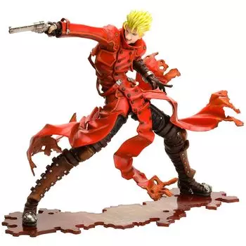 Trigun Фильм Badlands Rumble ARTFX J Vash the Stampede Обновление Пакета Вер. 18 масштаб ПВХ окрашенная полная фигурка