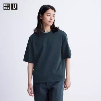 Трикотажная футболка UNIQLO с коротким рукавом