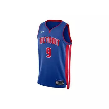 Трикотажная майка с принтом логотипа Nike NBA Team, Fan Edition, сезон 22–23, номер Pistons Grant No. 9 топов унисекс темно-синие DN2004-400 L