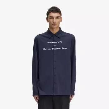 Трикотажная рубашка с принтом FRED PERRY [Raf Simons] RS 608 AFPM233M516 608