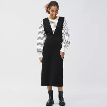 Трикотажное платье-джемпер GU by Uniqlo Z