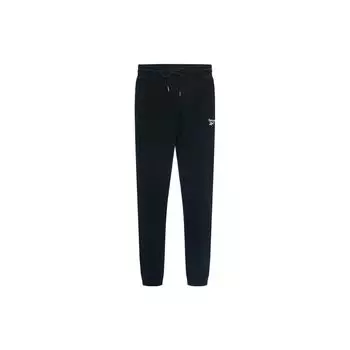 Трикотажные джоггеры Reebok Letter Logo с манжетами, унисекс, черные 23RMF605UGH0 M