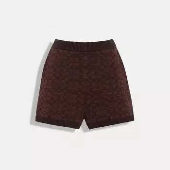 Трикотажные шорты Coach Signature