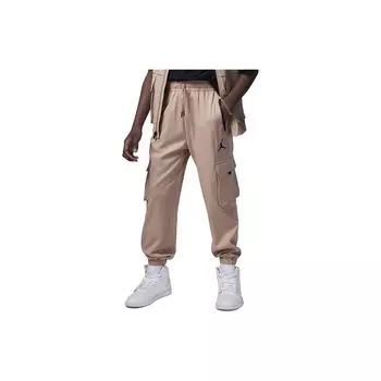 Трикотажные спортивные брюки Jordan Post Up Solid Logo Jogger Knit, детские брюки светло-желтого цвета FV3323-200 L