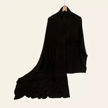 Трикотажный хиджаб мгновенный шарф мусульманский женский боннет шаль женский длинный платок церковная молитва тюрбан повязка на голову