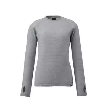 Трикотажный свитер с вафельной шерстяной отделкой для холодной погоды MIV01915 Heather Grey [Millet] [Женский] (НОВЫЙ ЛОГОТИП) L-XL
