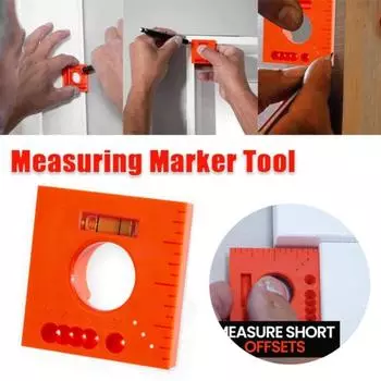 Trim Buddy для дверей и окон, 6 в 1, многофункциональная линейка Buddy для резки параллельных линий, инструмент для маркировки со смещением