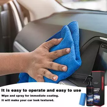 Trim Restorer Automotive 300ml Quick Car Restoring Spray Long Lasting Shine & Protection Trim Coating Car Cleaner Auto Detailing CHINA