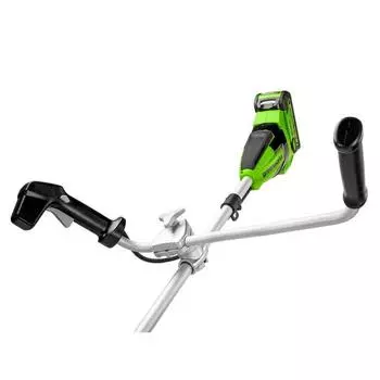 Триммер электрический Greenworks 2105707ub используется с аккумулятором 4ach и памятью