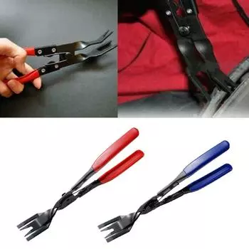Trimmer Clip Removal Pliers Steel Trim Removal Tool High Quality And Long-lasting Upholstery Remover Tool красный