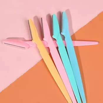 Триммер для бровей, инструменты для макияжа, безопасная бритва для бровей, удаление волос на лице и теле, лезвия для бровей, нож для коррекции бровей у женщин