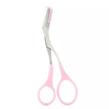 Триммер для бровей из нержавеющей стали с расческой, бритва для удаления волос на лице