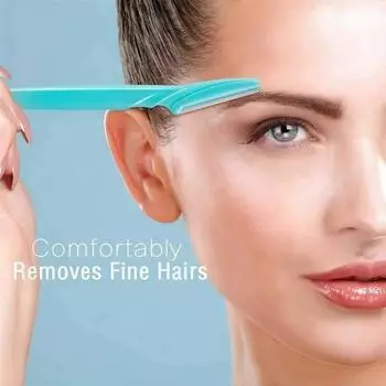 Триммер для бровей, косметический инструмент, модный скребок для бровей, портативный мини-скребок для бровей для женщин