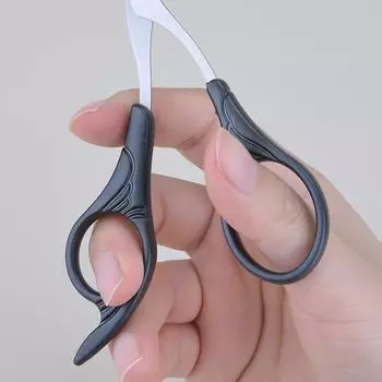 Триммер для бровей, ножницы, косметические товары для женщин, ножницы для бровей с расческой, инструменты для макияжа из нержавеющей стали, ножницы для красоты розовый