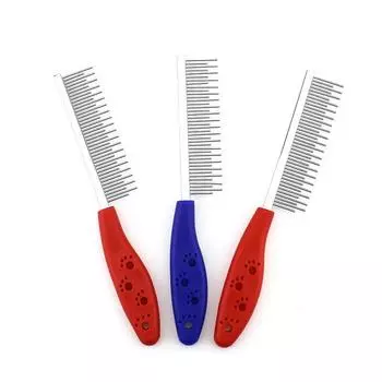 Триммер для домашних животных, расческа для ухода за волосами, щенок, собака, щетка из нержавеющей стали, инструмент для чистки M