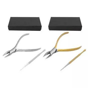 Триммер для кутикулы, щипчики для ногтей, педикюрные инструменты для удаления вросшего ногтя Gold