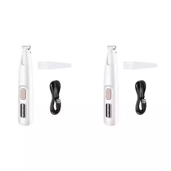 Триммер для лап собак со светодиодной подсветкой, водонепроницаемый триммер для шерсти домашних животных для маленьких собак и кошек