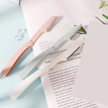 триммер для макияжа, съемное лезвие, правильные брови, легкая моющаяся бритва для лица для новичков