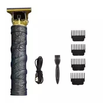 Триммер для мужчин, машинка для стрижки волос, профессиональный триммер для бороды, электрическая бритва с USB-портом для парикмахерских