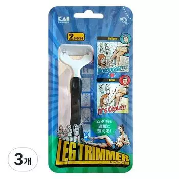 Триммер для ног Kai Men s Leg Trimmer, 2 шт., 3 шт., корейское бритвенное лезвие