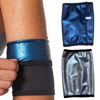 Триммер для рук, компрессионный рукав, эластичный, для мужчин и женщин, для сауны, для пота, формирователь руки, спортивный браслет для тренировок, фитнеса, тоньше, тренировочная накидка M серебряный