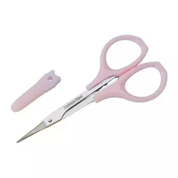 Триммер для щенячьей шерсти Twist Stick pointed scissors with scissor cover розовый