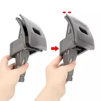 Триммер для шерсти домашних животных для пылесоса Dyson, расчески для собак и кошек, инструменты для ухода, щетка для шерсти домашних животных M чёрный