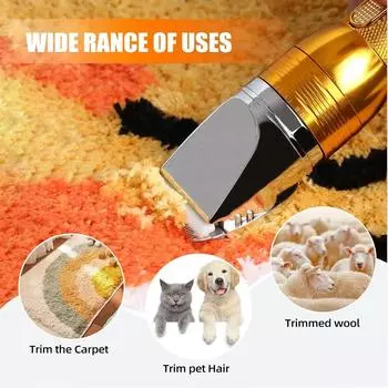 Триммер для шерсти домашних животных Инструменты для резьбы по тафтингу Машинки для стрижки Электрические триммер для тафтингу ковров Набор для изготовления ковров для домашних животных Коврик ручной работы из овечьей шерсти EU plug 110V-220V