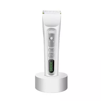 Триммер для стрижки волос, 4 насадки US Plug белый