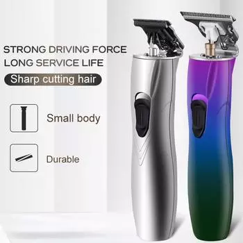 Триммер для стрижки волос профессиональный 100-240V US Plug серый