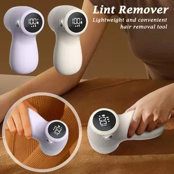 Триммер для удаления волос Hairball - удобный домашний бритвенный станок с цифровым дисплеем 2-в-1, аккумуляторный прибор для удаления волос One Size фиолетовый