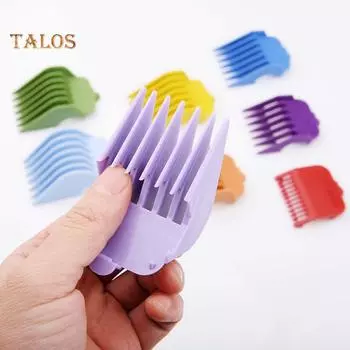 Триммер для волос, 8 шт., электрическая машинка для стрижки волос, сменный триммер для стрижки волос, набор расчесок для стрижки волос разноцветный